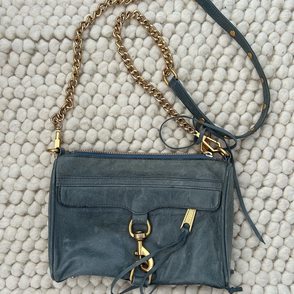 Rebecca Minkoff blue crossbody bag